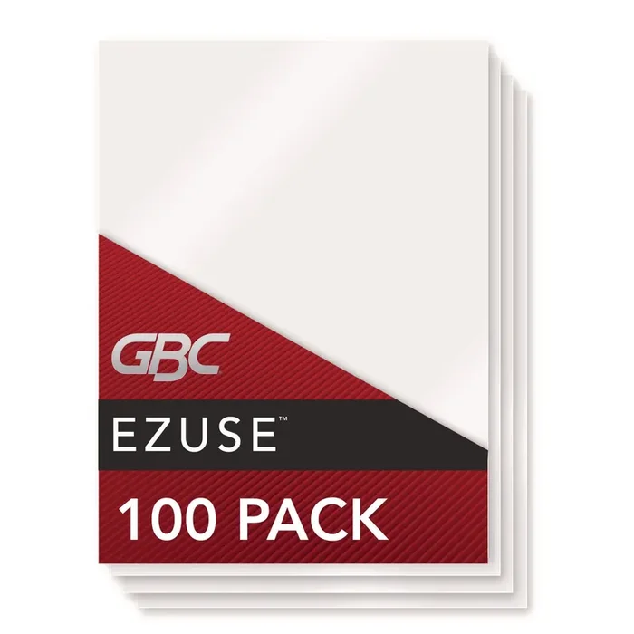 GBC® Ezuse Thermal Laminating Pouches, 5 Mil, 9″ X 14.5″, Gloss Clear, 100/box