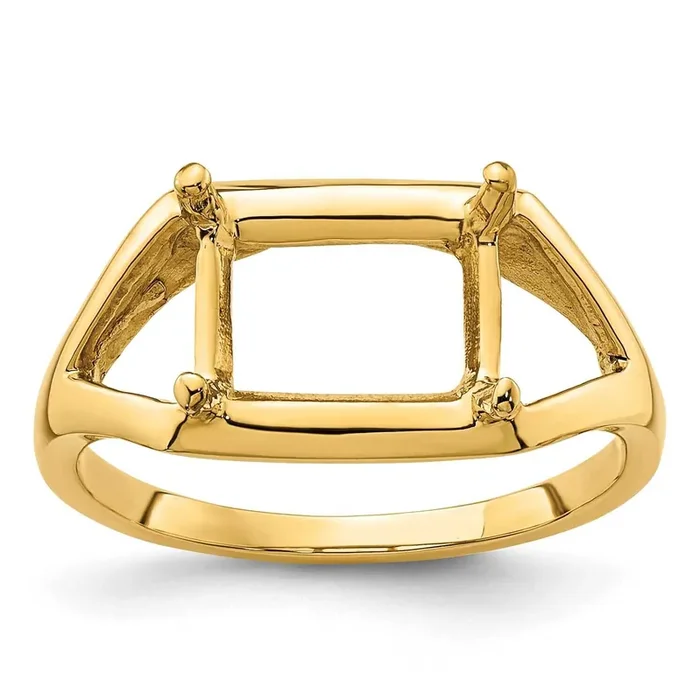 Gemstone Ring Mounting 14k Gold Y4538