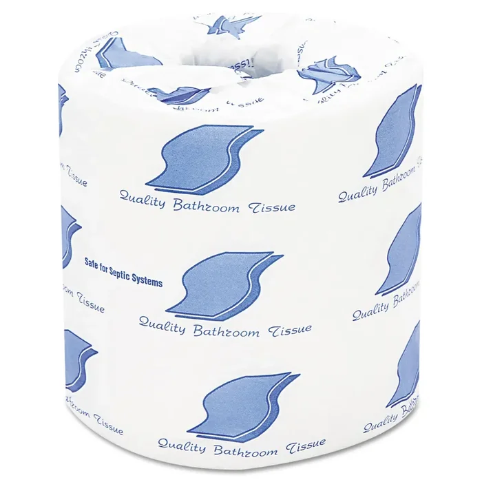 GEN Bath Tissue, Septic Safe, 2-Ply, White, 420 Sheets/roll, 96 Rolls/carton