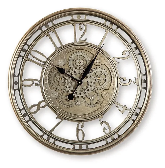 Gilover – Wall Clock – Champagne Finish