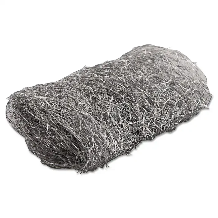 GMT Industrial-Quality Steel Wool Hand Pads, 4 Extra Coarse, Steel Gray, 16 Pads/sleeve, 12 Sleeves/carton