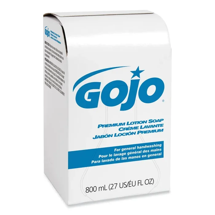 GOJO® Premium Lotion Soap Refill, Waterfall Scent, 800 mL, 12/Carton