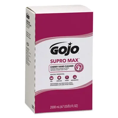 GOJO® SUPRO MAX Heavy Duty Hand Cleaner, Refill for GOJO PRO TDX 2000 Dispenser, Cherry Fragrance, 2,000 mL, 4/Carton