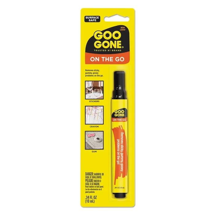 Goo Gone® Mess-Free Pen Cleaner, Citrus Scent, 0.34 Pen Applicator