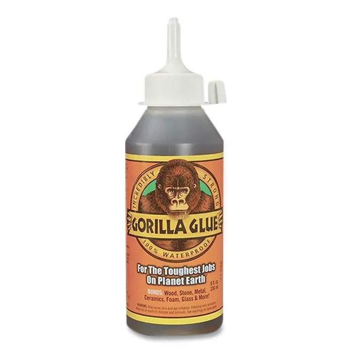 Gorilla® Original Formula Glue, 8 Oz, Dries Light Brown
