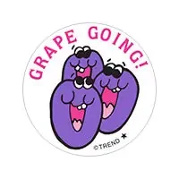 Grape Going!, Grape Jelly scent Retro Scratch ‘n Sniff Stinky Stickers®