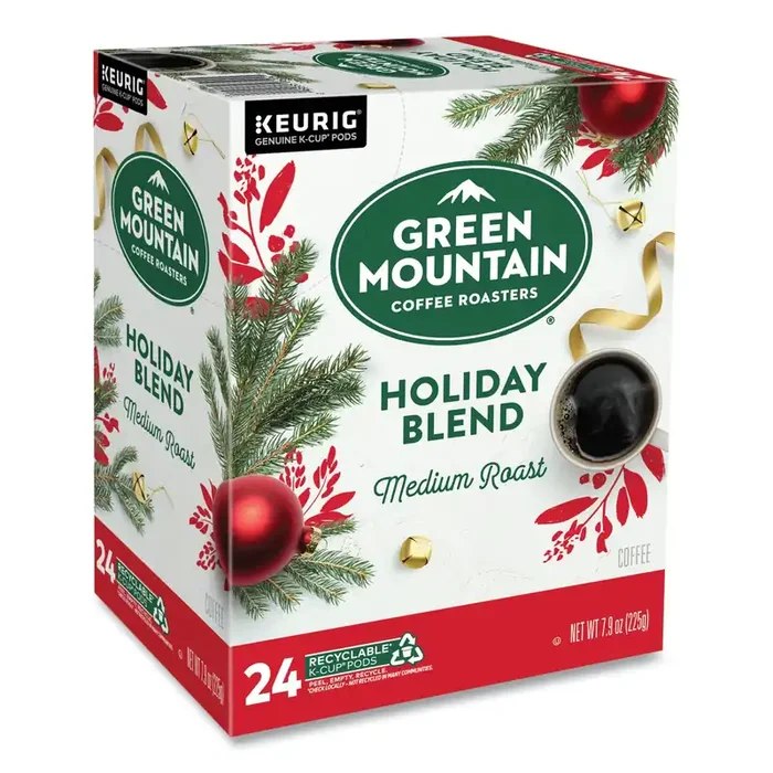 Green Mountain Coffee® Holiday Blend K-Cups, Medium Roast, 24/box