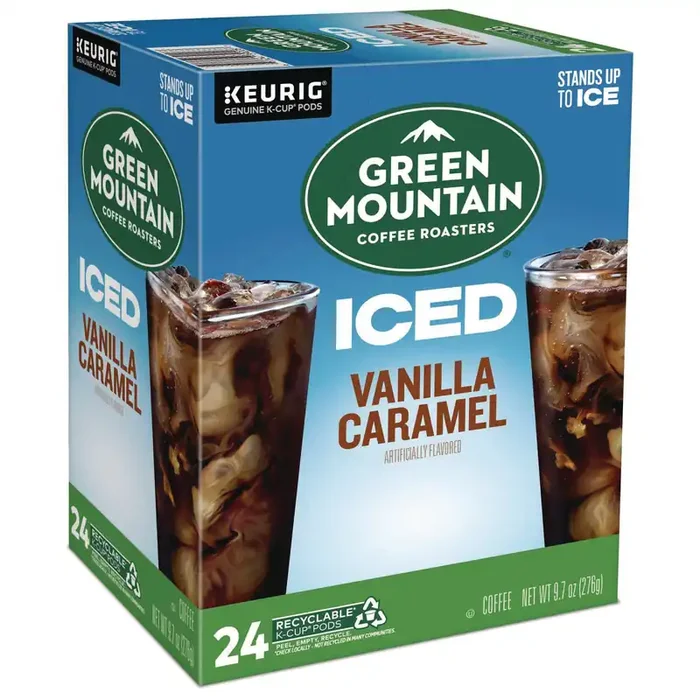 Green Mountain Coffee® Vanilla Caramel Brew Over Ice Coffee K-Cups, 24/box