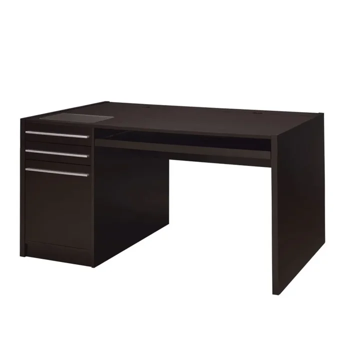 HALSTON 3-drawer Connect-it Office Desk Cappuccino