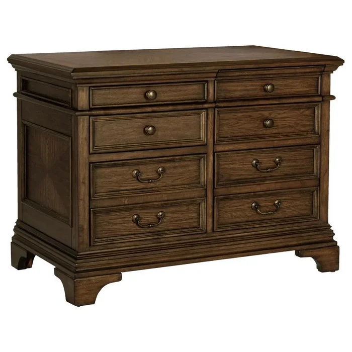 Hartshill – 5-Drawer Home Office File Cabinet – Burnished Oak