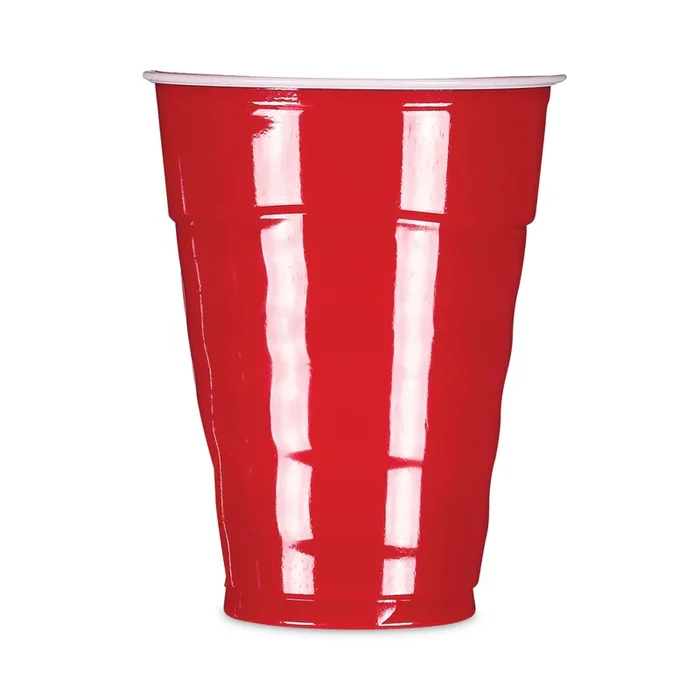 Hefty® Easy Grip Disposable Plastic Party Cups, 9 Oz, Red, 50/pack