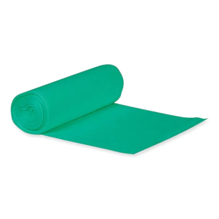 Heritage Eco Blend Max Can Liners, 33 gal, 0.8 mil, 33″ x 39″, Green, 25 Bags/Roll, 8 Rolls/Carton