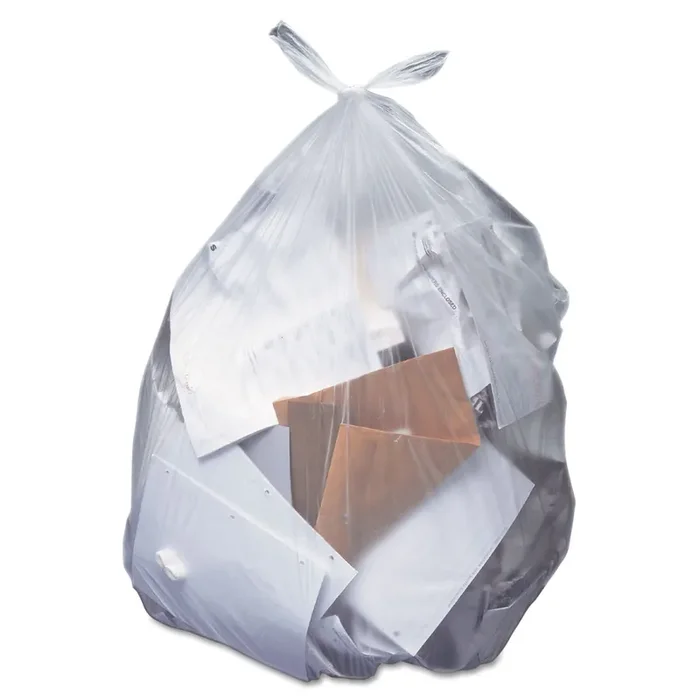 Heritage Linear Low-Density Can Liners, 45 Gal, 1.5 Mil, 40″ X 46″, Clear, 100/carton