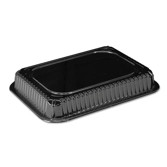 HFA® Plastic Dome Lid, Rectangle, Fits 1 lb Oblong Pan 2060, Clear, 500/Carton