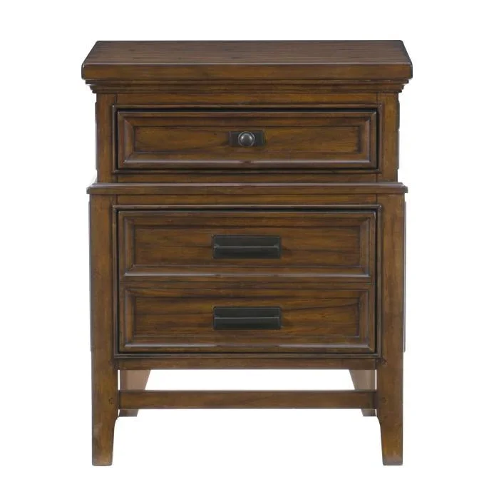 Homelegance Frazier Nightstand in Dark Cherry 1649-4