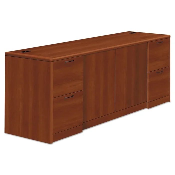 HON® 10700 Series Credenza W/doors, 72w X 24d X 29.5h, Cognac