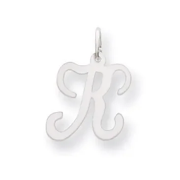 Initial K Charm 14k White Gold YC249K