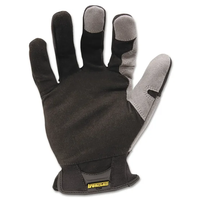 Ironclad Workforce Glove, X-Large, Gray/black, Pair