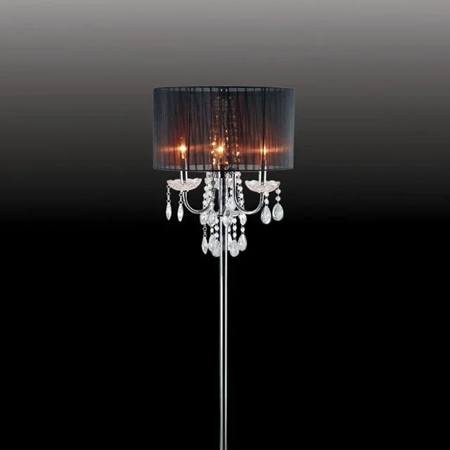 Jada Black Floor Lamp
