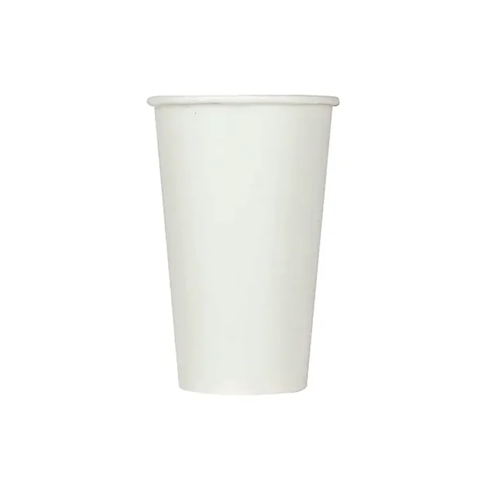 Karat® Double Poly Paper Cold Cups, 16 oz, White, 1,000/Carton