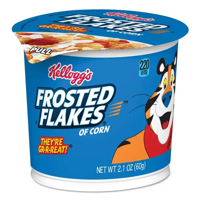 Kellogg‘s® Breakfast Cereal, Frosted Flakes, Single-Serve 2.1 Oz Cup, 6/box