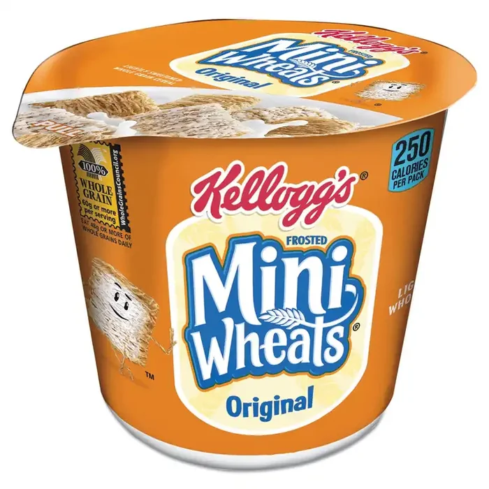 Kellogg‘s® Breakfast Cereal, Frosted Mini Wheats, Single-Serve, 6/box