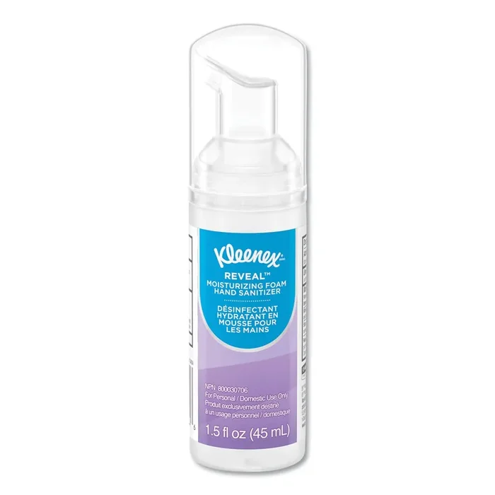 Kleenex® Ultra Moisturizing Foam Hand Sanitizer, 1.5 Oz Pump Bottle, Unscented