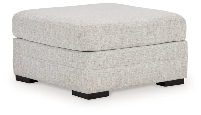 Koralynn – Oversized Accent Ottoman – Stone