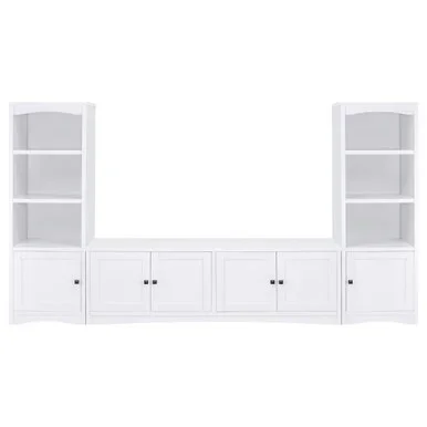 Laughlin 3-piece Entertainment Center TV Stand White / CS-724113-SET