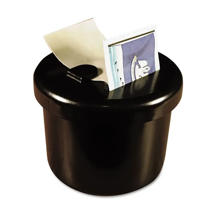 LEE Ultimate Stamp Dispenser, One 100 Count Roll, Black, Plastic, 2″ Diameter x 1.69″h