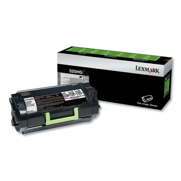 Lexmark™ 52d0h0g Return Program High-Yield Toner, 25,000 Page-Yield, Black