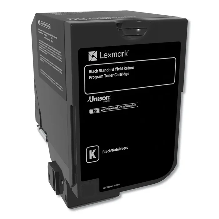 Lexmark™ 74c1sk0 Return Program Unison Toner, 7,000 Page-Yield, Black