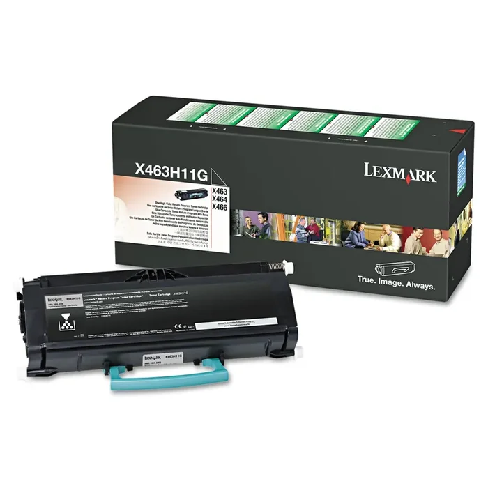 Lexmark™ X463h11g Return Program High-Yield Toner, 9,000 Page-Yield, Black