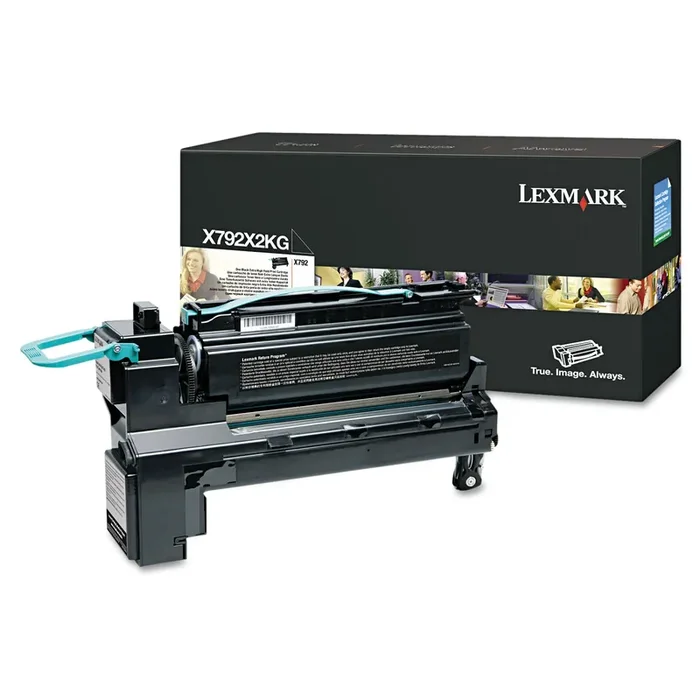 Lexmark™ X792x2kg Extra High-Yield Toner, 20,000 Page-Yield, Black