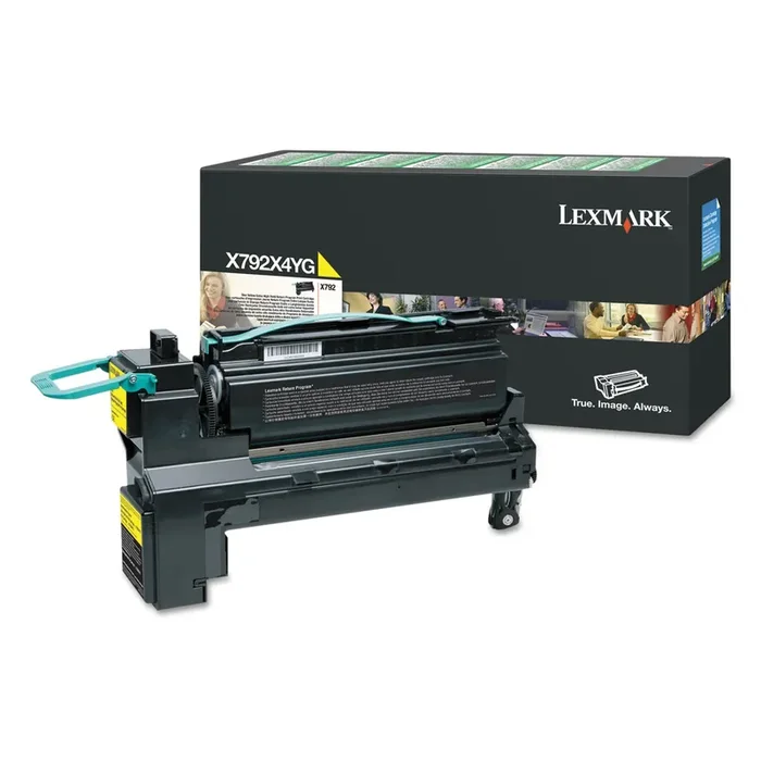 Lexmark™ X792x4yg Return Program Extra High-Yield Toner, 20,000 Page-Yield, Yellow