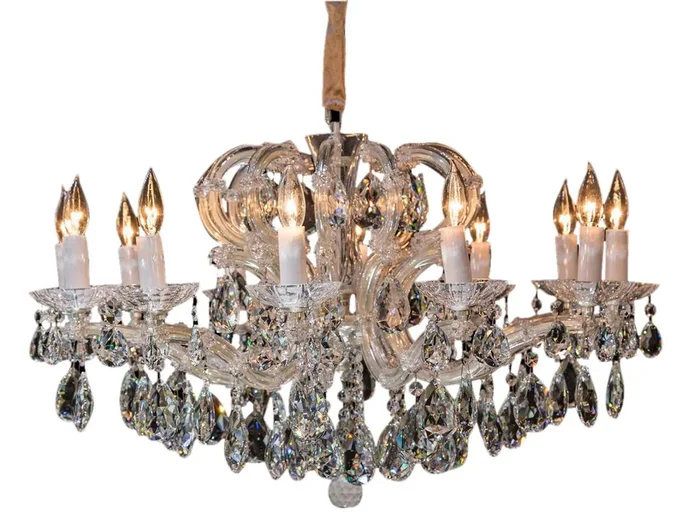 Lighting Alhambra 12 Light Chandelier in Clear and Silver