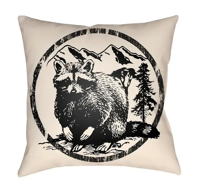 Livabliss – Lodge Cabin 22″Lx22″W Accent Pillow – LGCB2009-2222