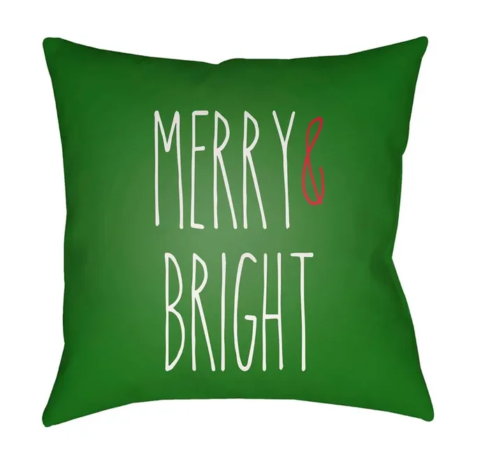 Livabliss – Merry Bright 18″Lx18″W Accent Pillow – HDY065-1818