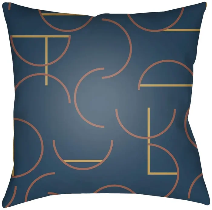 Livabliss – Modern Circles 18″Lx18″W Accent Pillow – MEC003-1818