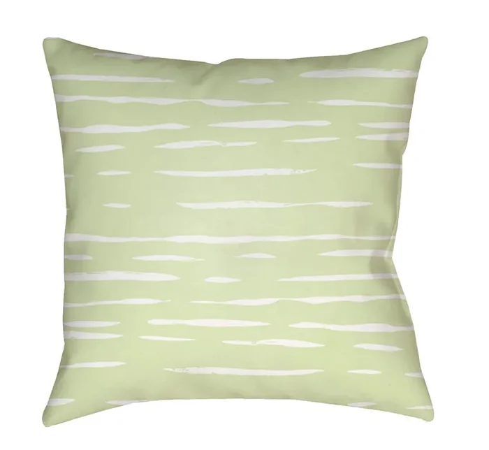 Livabliss – Painted Stripes 18″Lx18″W Accent Pillow – WRAN002-1818