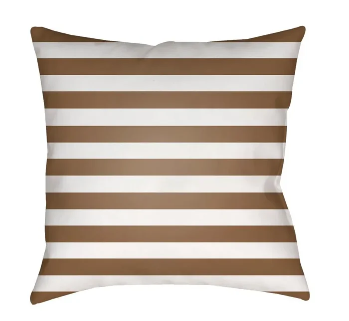 Livabliss – Prepster Stripe 18″Lx18″W Accent Pillow – LIL057-1818