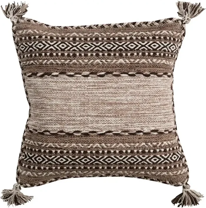 Livabliss – Trenza 20inLx20inW Accent Pillow – With Poly Insert – TZ002-2020P