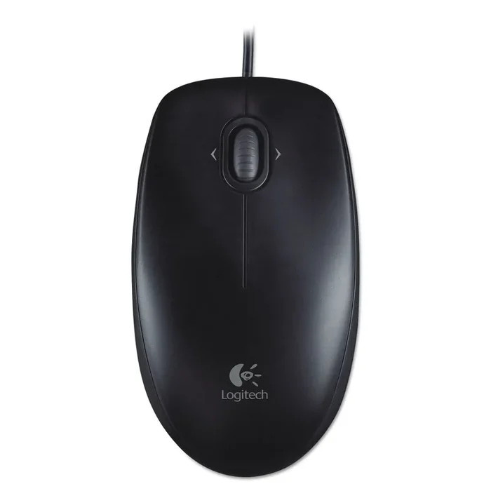Logitech® M100 Corded Optical Mouse, Usb 2.0, Left/right Hand Use, Black