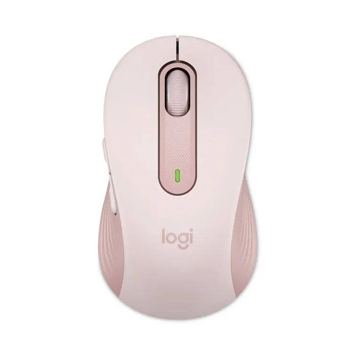 Logitech® Signature M650 Wireless Mouse, Medium, 2.4 GHz Frequency, 33 ft Wireless Range, Right Hand Use, Rose