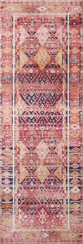 Loloi – Layla Magenta / Multi 2-6in x 12-0in Runner Rug – LAYLLAY-15XMML26C0