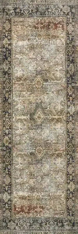 Loloi – Layla Olive / Charcoal 2-6in x 12-0in Runner Rug – LAYLLAY-03OLCC26C0
