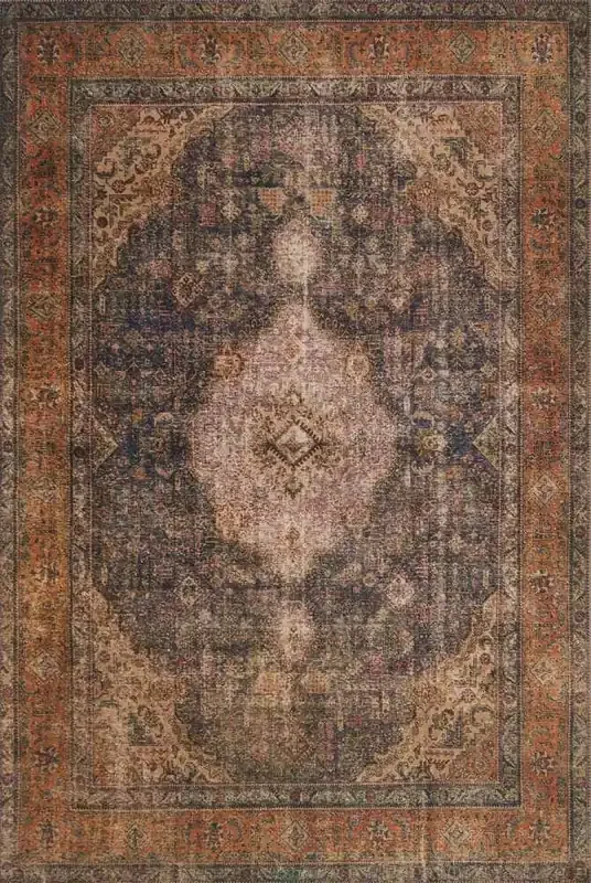 Loloi – Loren Plum / Multi 18in x 18in Sample Rug – LORELQ-02PLML160S