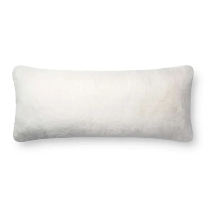 Loloi – P0710 White 13in x 21in Cover Only Pillow – P017P0710WH00PIL5