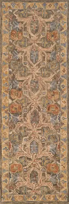 Loloi – Victoria Walnut / Multi 2-6in x 7-6in Runner Rug – VITRVK-01WAML2676
