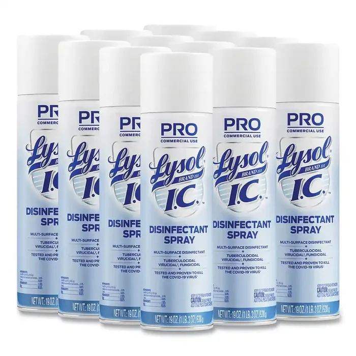 LYSOL® Brand I.C.™ Disinfectant Spray, 19 Oz Aerosol Spray, 12/carton